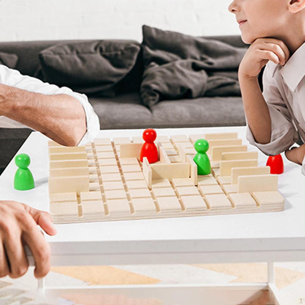 Tabletop Games Chess Interactive Toy Thinking 2 Player Battle Wood Ornament Education Tool for