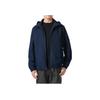 Timberland Solid Color Hooded Fashion Versatile Jacket Men jackets Dark-Blue A6ATG433