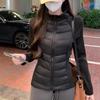 Shock-up Down Jacket Thin Slim Womens Updated Winter Short Rib Active Yoga Jacket