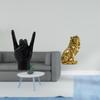 Creative Lion Hand Gesture Sculpture Modern Finger Ornament for Apartment Bedroom Restaurant Desk
