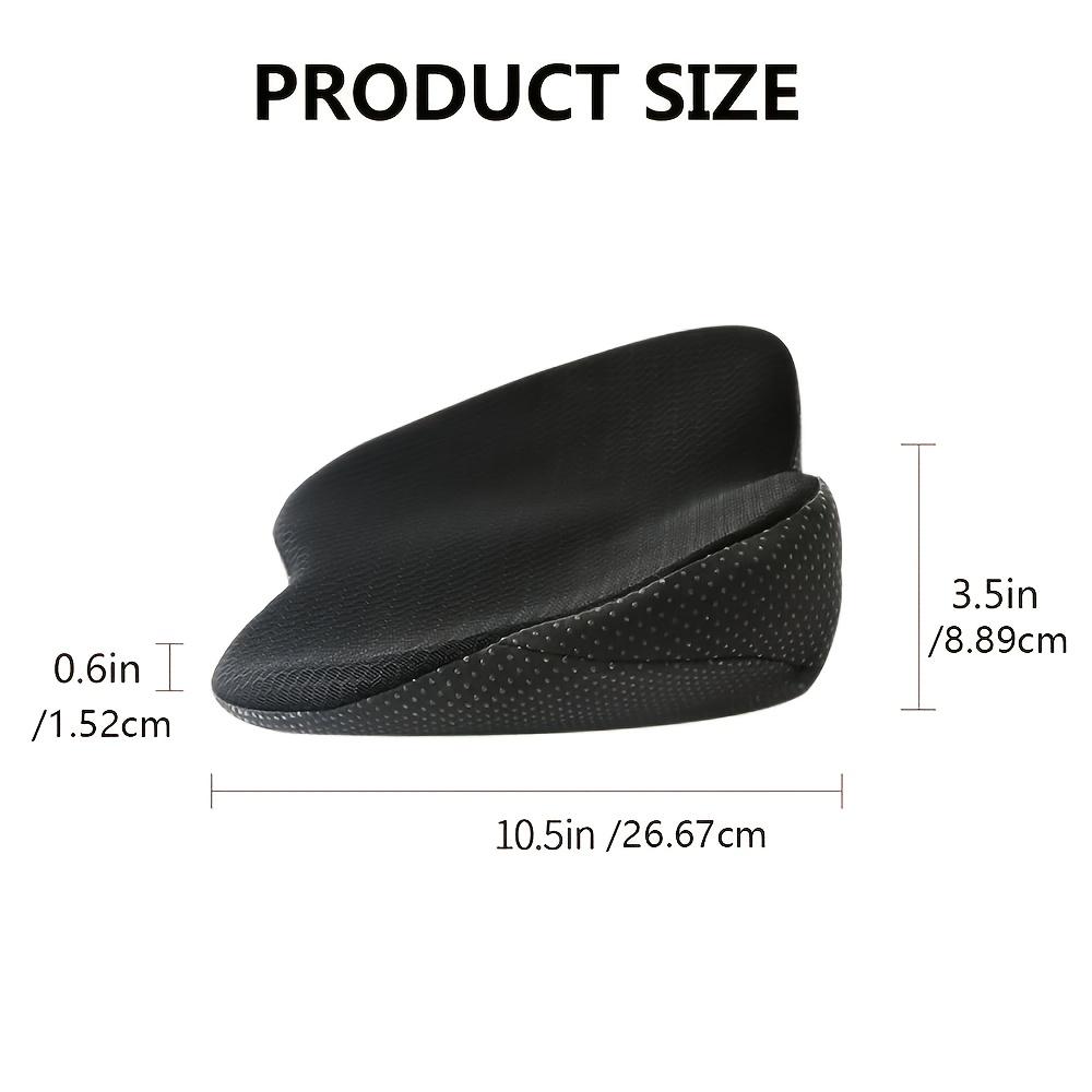 2-in-1 Memory Foam Car Seat Cushion | Dual Wedge & Lumbar Support for Hip & Back Pain Relief | Removable Cover, Universal