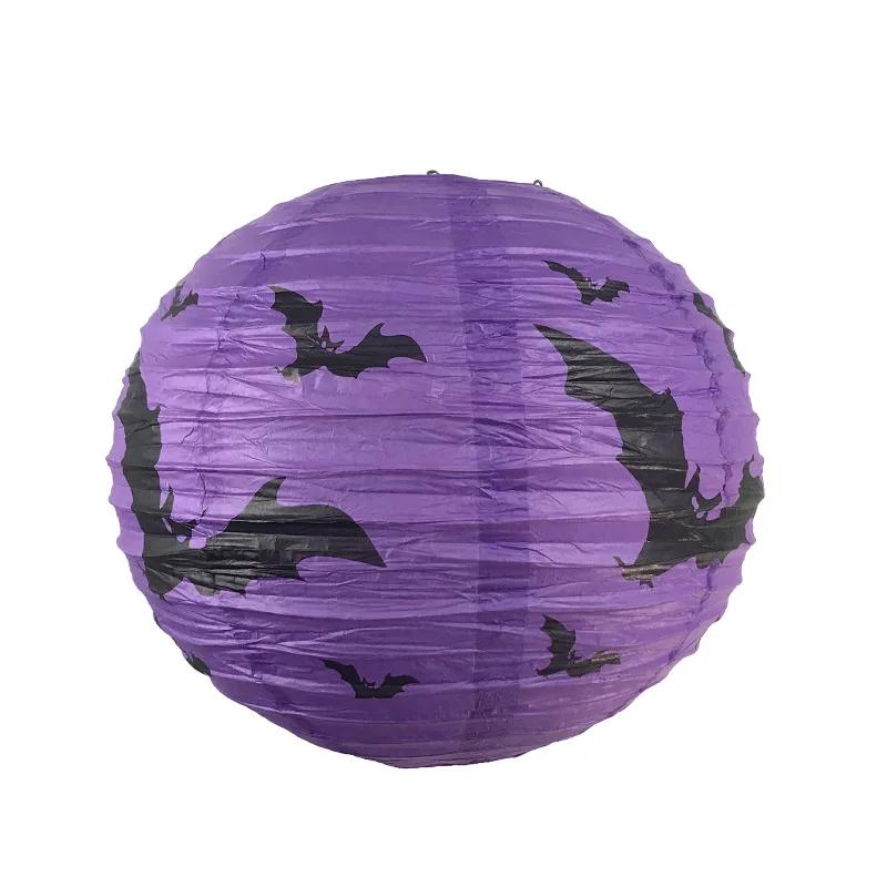 Halloween Paper Lanterns Pumpkin Spider Bat Skeleton Lanterns for Halloween Party Decorations Indoor Outdoor Party Supplies