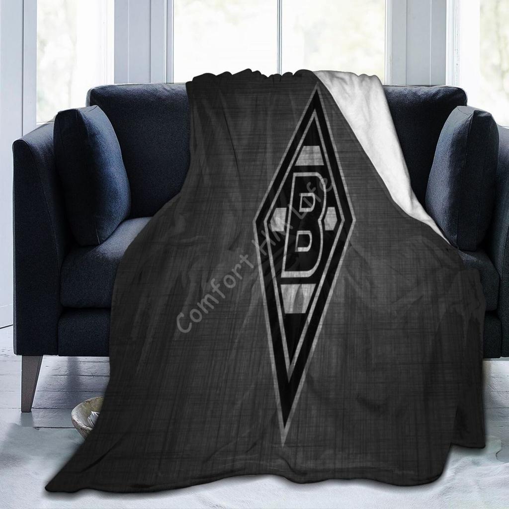 Coperta Stampata Borussia Monchengladbach Morbida Leggera Calda Coperta Plaid in Flanella Casa Letto Divano Ufficio Trapunta Peluche Copriletto