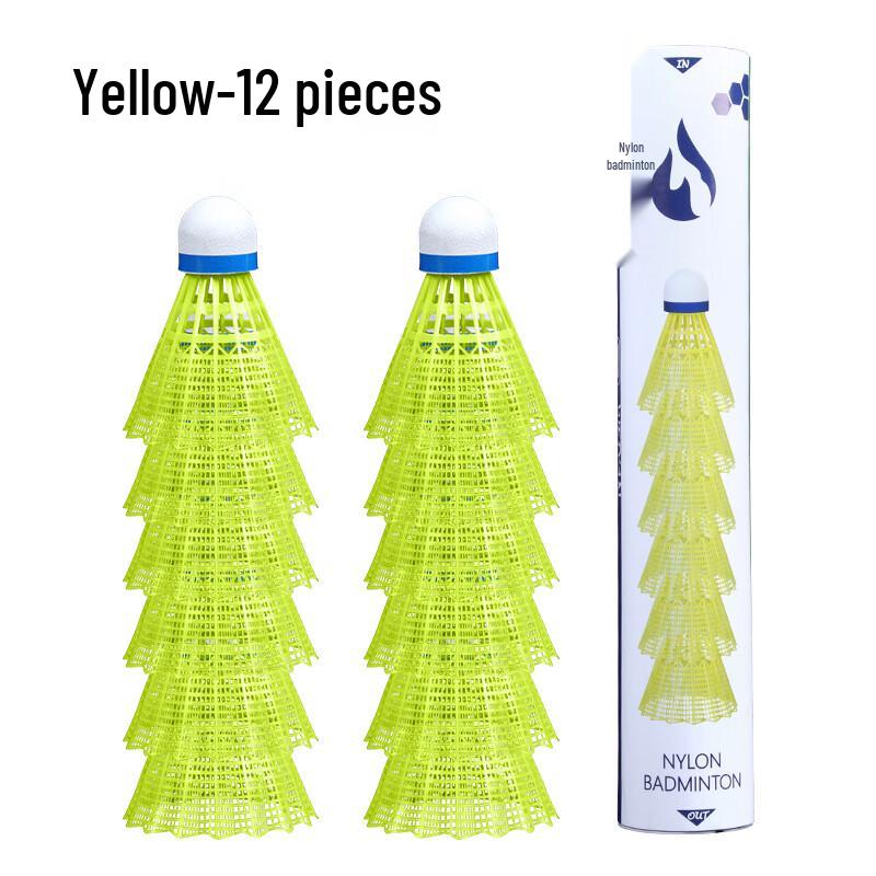 Нейлоновые воланы для бадминтона Ayub Fiber Head (12 шт.)