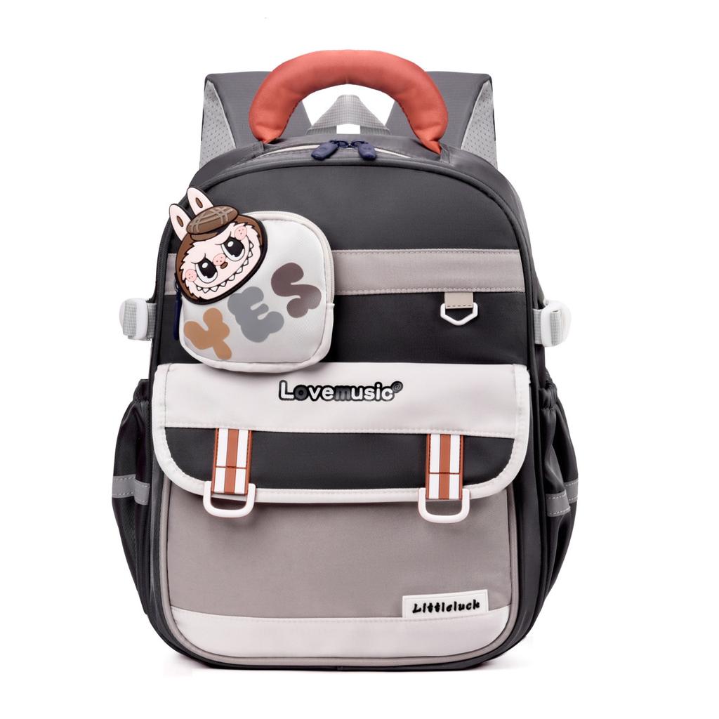 Schoolbag Elementary School Bag Student Large Capacity 1-1-9 Grade Lightweight Backpack Cartoon Cute Student Storage Backpack
