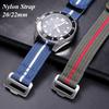 20mm 22mm Nylon Watch Strap for Tudor Watch Band for Women Men Army Sport Strap Fabric Nylon Watchband Buckle Belt Accessories