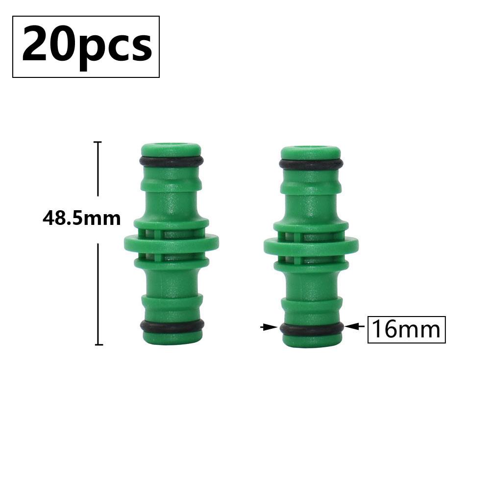 

20pcs Garden Hose Quick Connector Nipple Tap 1/2 3/4 1 Inch Water Pipe Stop Coupler Reducer Fitting For Drip Irrigation System