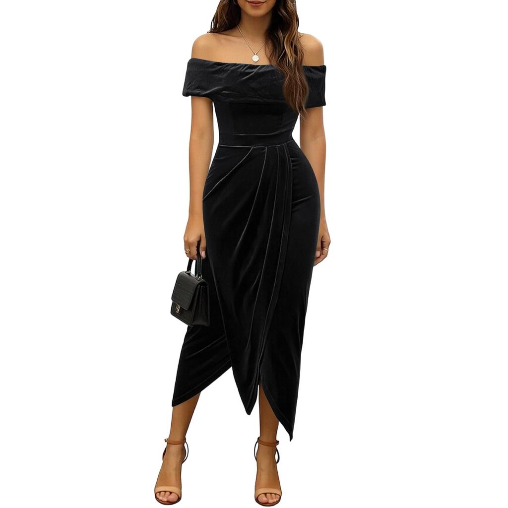 Modisches und elegantes trägerloses langes Kleid für Damen