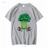 Broccoli Deadlift T Shirt Vegan Vegetarian Workout Gym Weightlifting Weightlifter Deadlifting Veggie Vegetable Vintage Washed