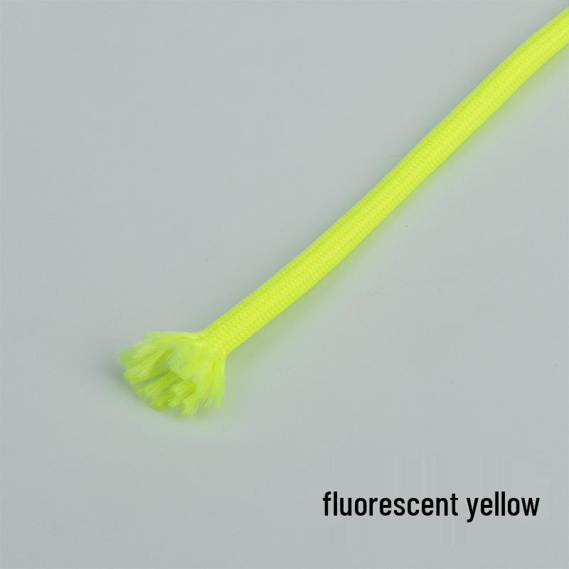 5mm Thick Colored Round Polyester Core Rope - Wear-Resistant for Binding, DIY Weaving, Clothing Waistbands, Hats, or Pants.