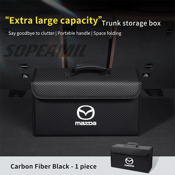 

For Mazda 3 6 SKYACTIV Axela Atenza CX30 CX60 CX70 CX80 CX3 CX5 CX9 Car Trunk Organizer Box Tailbox Stowing Tidying Storage Bag