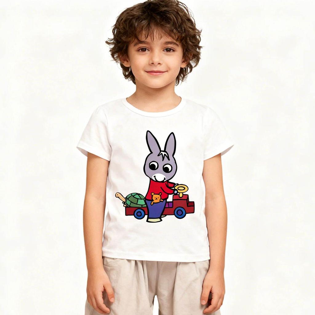 Cartoon T-shirt, Kids' T-shirt, Summer T-shirt, Comfortable