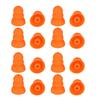 8 Pairs Ear Tips Replacement for for Se846 Se535 Se215 and Inner Hole 2.0‑3.5mm Earbud Orange