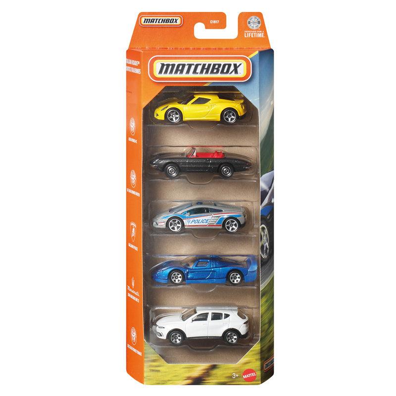 Matchbox Diecast Modellauto C1817 5er-Pack 2026 Kollektion Stadt Mini-Autos Metallspielzeugauto Für Erwachsene Sammler Heim-Display-Dekoration
