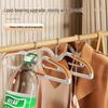 Compact Non-Slip Clothes Hanger - Space-Saving, No-Trace, Anti-Shoulder Bump Drying Rack.