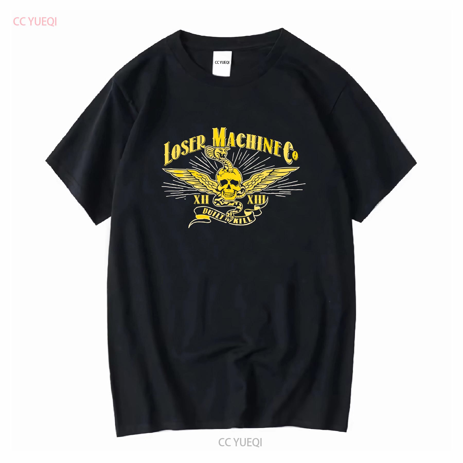 

Loser Machine T Shirt Biker Skater Metal Men 2XL vintage Washed homme streetwear Casual Stylish Comfortable designer clothes 4XL