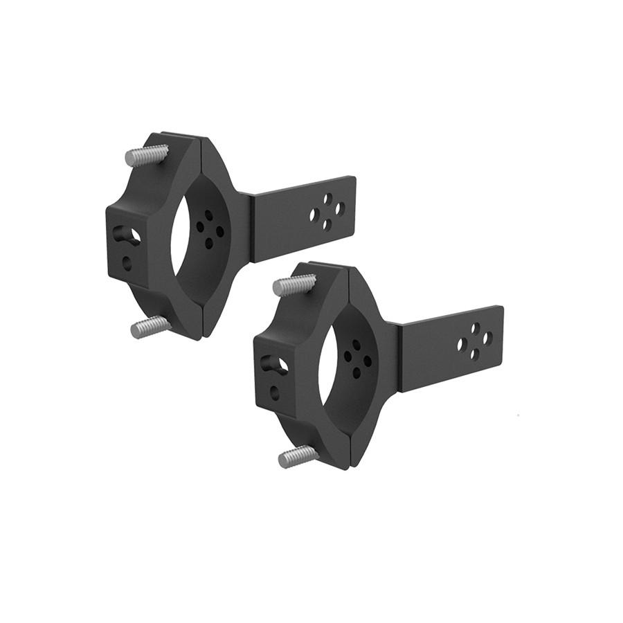 2pcs LED Headlight Bracket Pipe Fork 30-54mm Mount Driving Fog Lamp Clamp Holder Stander For Cafe Racer Chopper Motorcycle