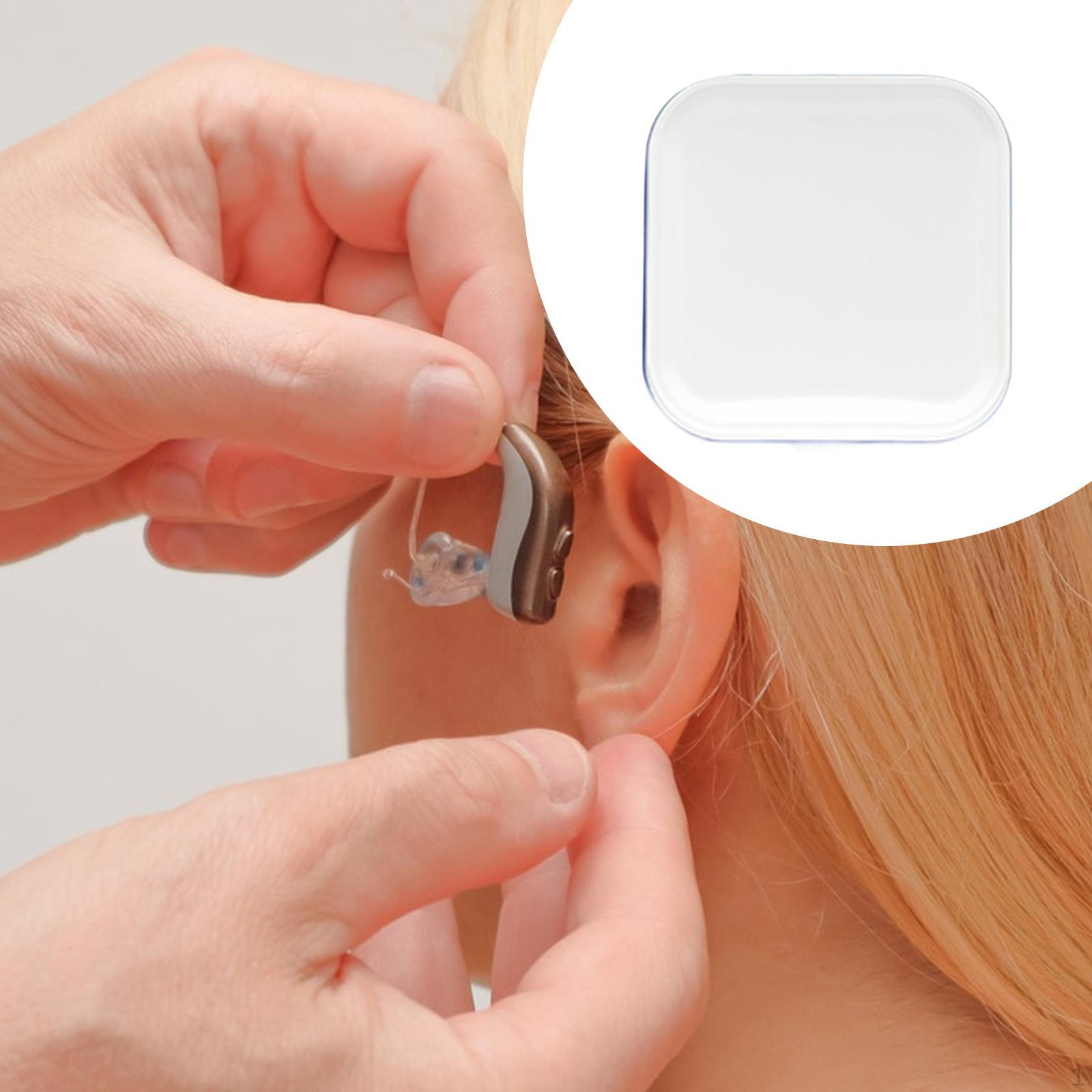 

Hearing Aid Case ,Hearing Storage Box,Travel, Shockproof ,Container Carrying White Blue