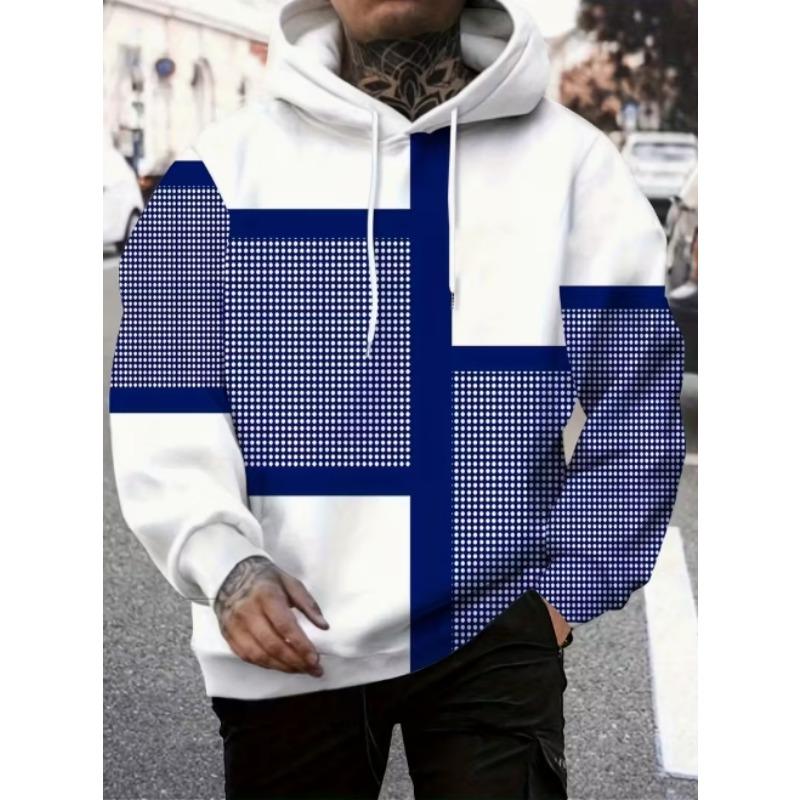 Men's 3D Printed Samurai Pattern Hoodie - Casual Hoodie Long Sleeve