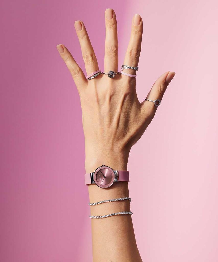 BERING COLOURFUL Summer Pink 10129-909 (BERING Colorful Summer Silicone Rubber Pink)