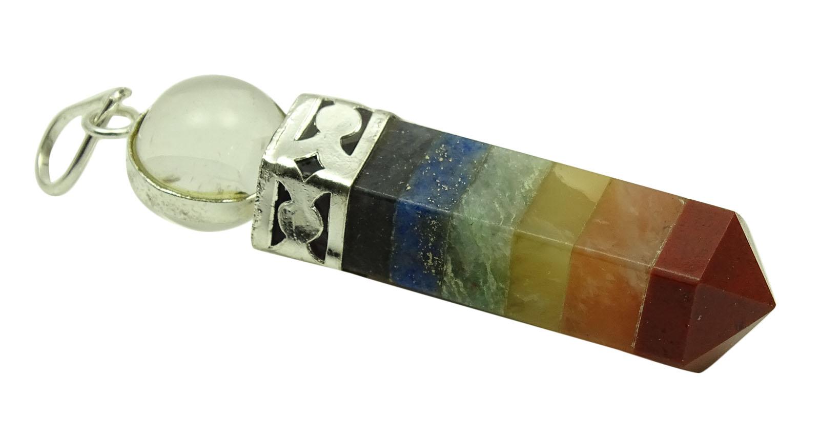 

Harmonize Multistone 6-сторонний кулон Reiki Healing Crystal Balancing Spiritual Gift Energy