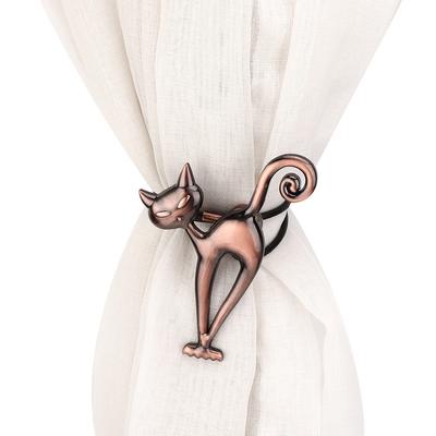 Gospodarstwo domowe Cute Cat Magnetyczne klipsy do zasłon okiennych Pasek z klamrą Tieback Home Decoration!