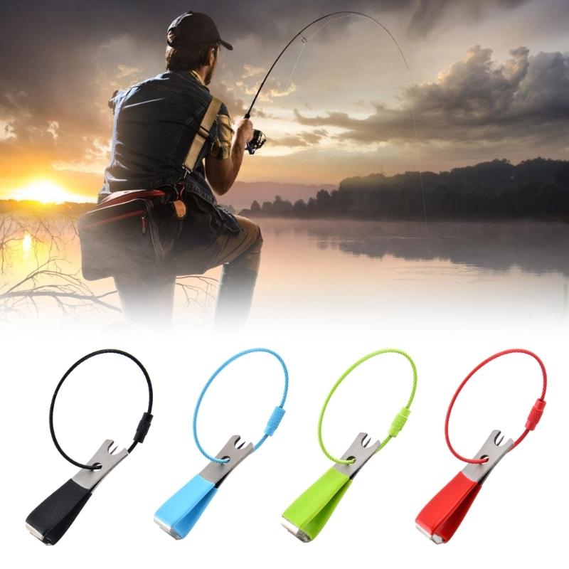 Fly Tying Fishing Line Cutter Scissors Aluminum Construction Sliding Lock Mechanism For Easy Carrying On Vests Bags