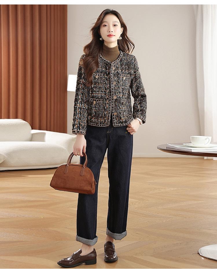 2026 New Arrival Petite French Style Women's Tweed Jacket – Autumn Winter Edition