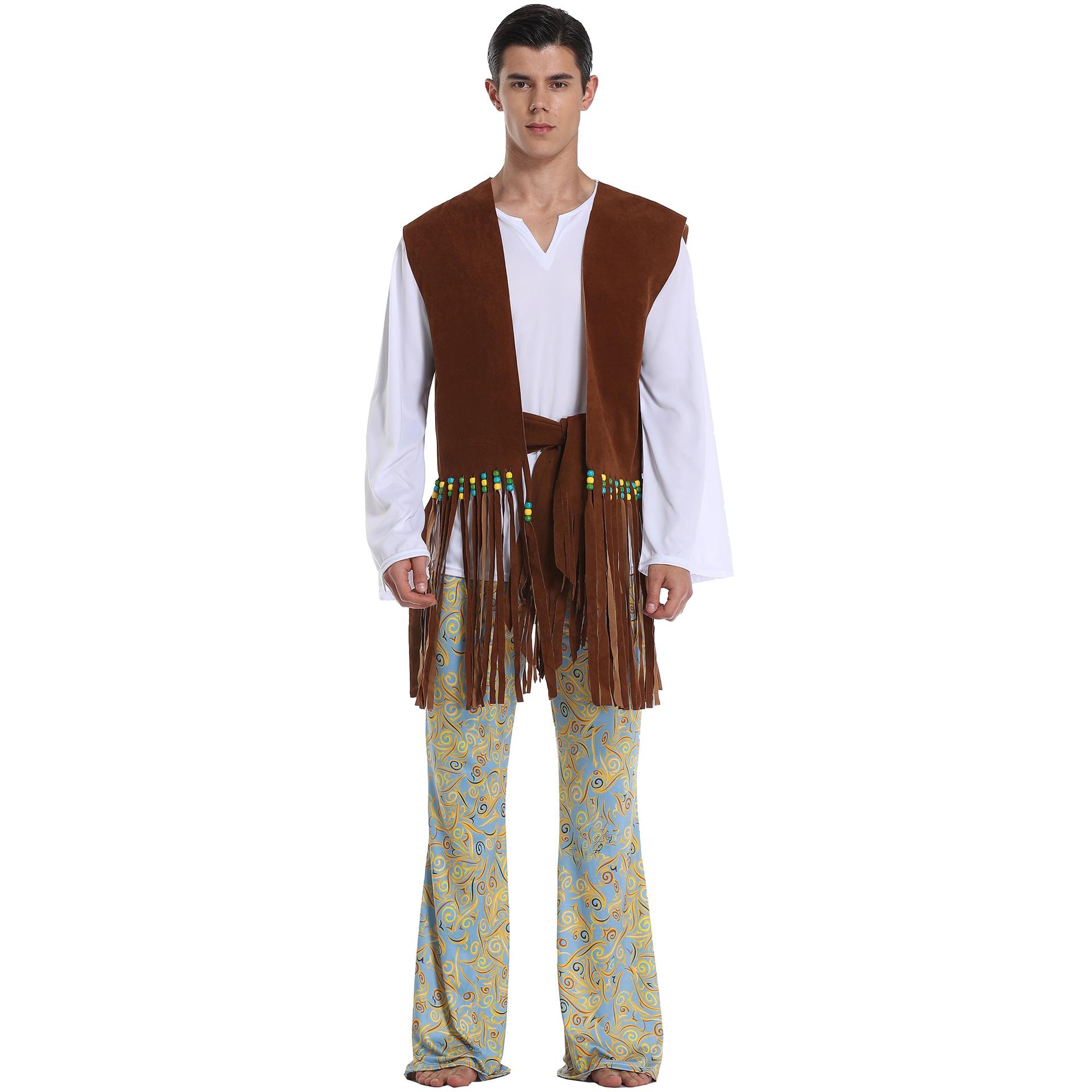 

New disco for Halloween, medieval Indian party costume, stage costume M