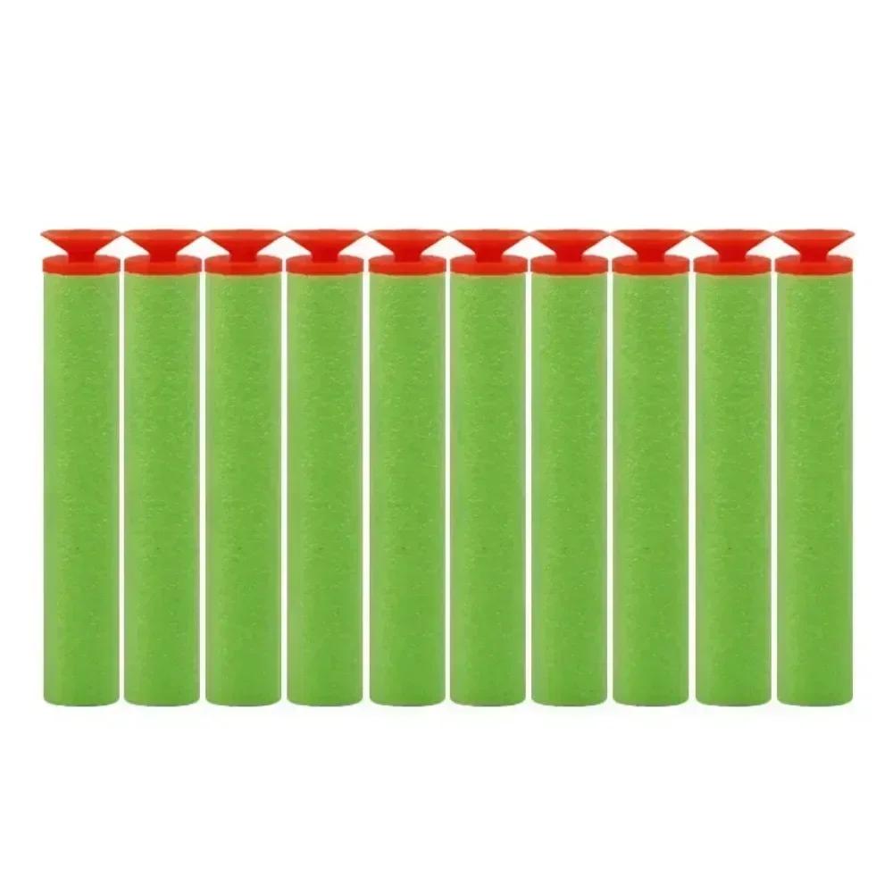 BGreen 7.2cm Sucker Head Bullets Foam Darts EVB Refill for N-Strike Elite Series Blasters Kids Toy Gun Accessories