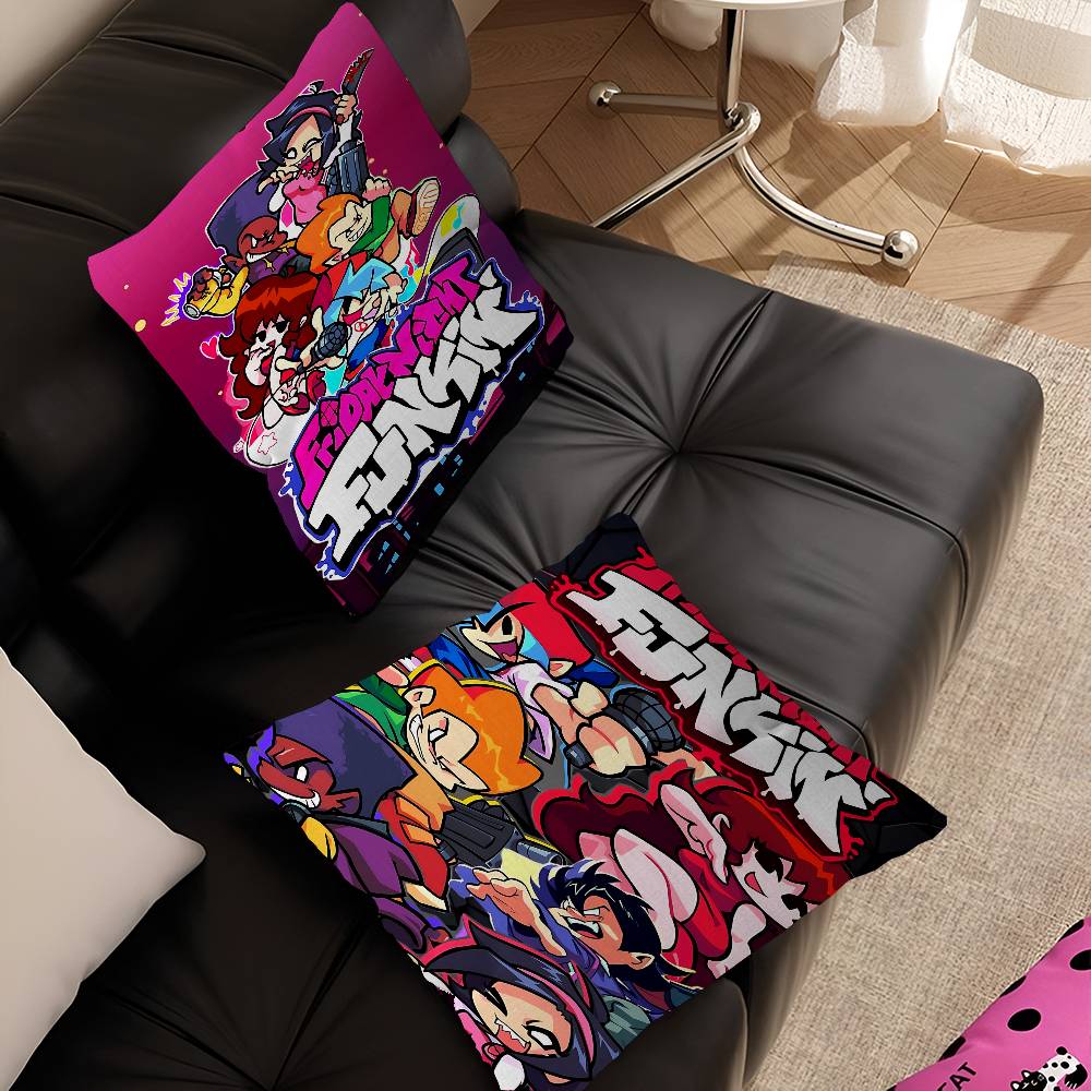 Games Friday Night Funkin Cushion Cover Polyester Sofa Cushions Decorative Throw Pillows Home Decoration Pillowcover