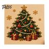Regali di Natale pensati per gli appassionati Kit Artistico Pittura su Tela con Perle Finte Fai da Te, Kit per Artigianato con Perline Divertimento in Famiglia Adulti, Principianti, Babbo Natale Carino