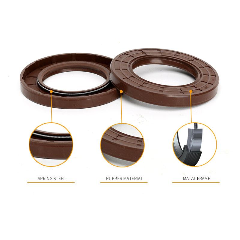 2Pcs FKM Framework Oil Seal ID 25mm 26mm 27mm 28mm 29mm OD 32-72mm Thickness 4-12mm Fluoro Rubber Gasket Rings