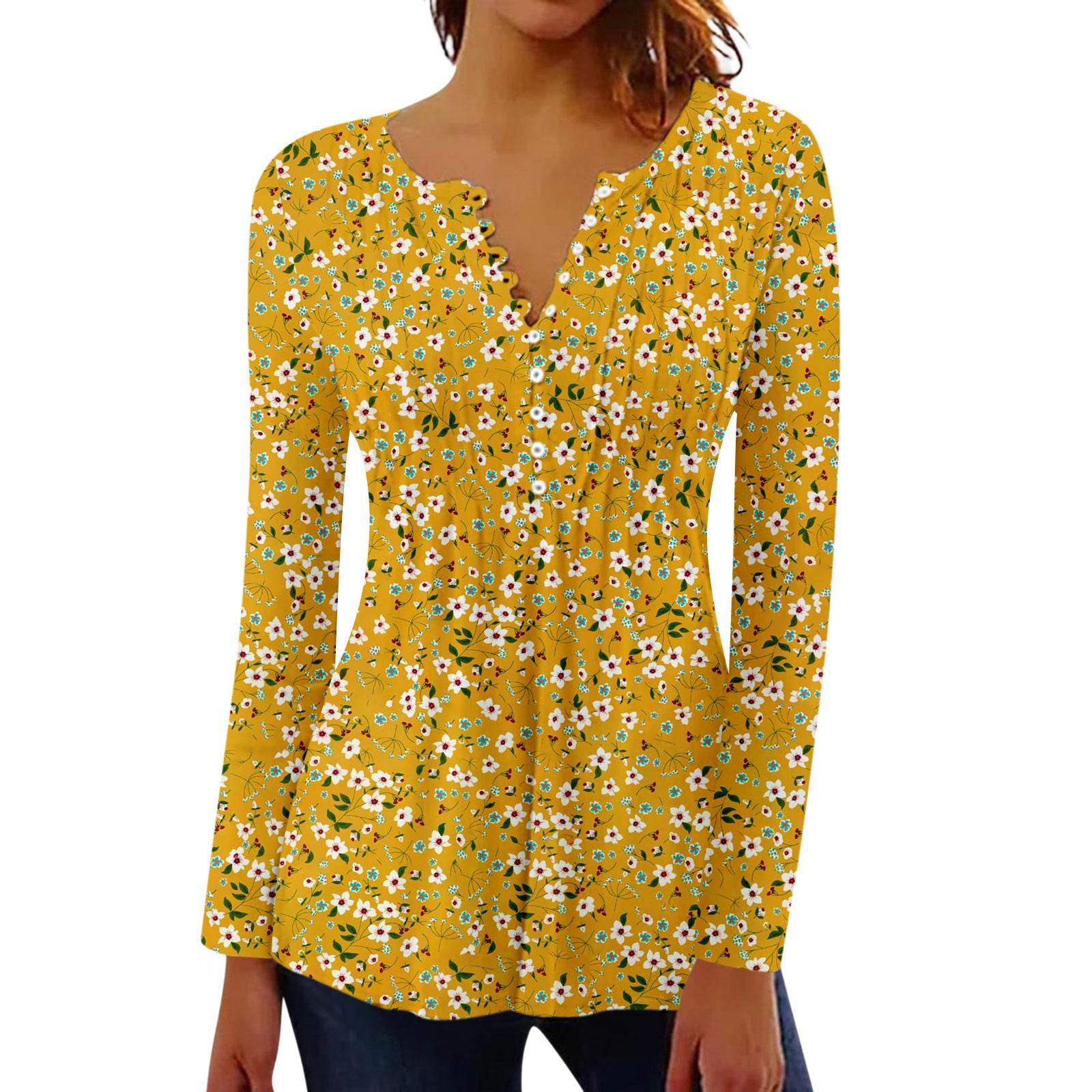 

Женский плиссированный топ на пуговицах с ретро цветочным принтом M