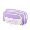 New Arrival Custom Oxford Cloth Portable Stationery Pen Zipper Pencil Case Pouch Bag Case for Girl Boy School