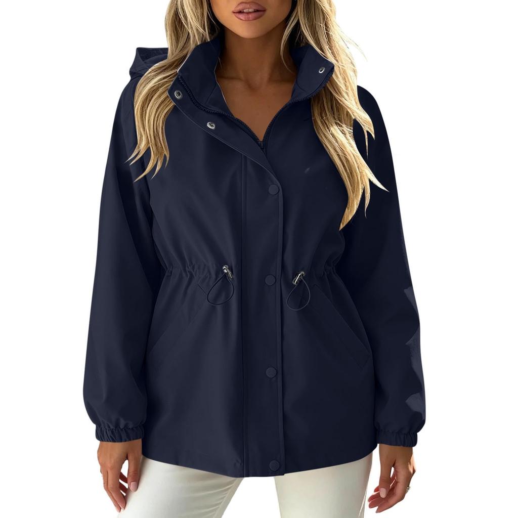Women's Slim Fit Windbreaker Jacket for Outdoor Hiking