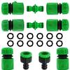 Tuyau d'arrosage de jardin Connecteur rapide ABS Embout 1/2" Double mâle Raccord de tuyau Adaptateur Joint Rallonge Ensemble Pour Tuyau Tube