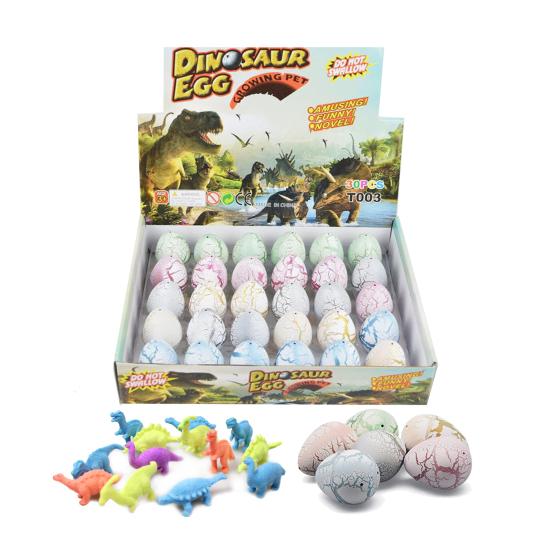 30Pcs/Box Novel No Odor Gift Reusable Easter Eggs Dinosaur Toys Display Mold Party Favor Egg Figure