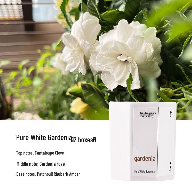 Long-Lasting Osmanthus & Gardenia Scented Candles (2-Pack)
