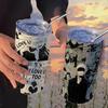 Jujutsu Kaisen Yuji Hrneček 500 ml Satoru Gojo Nerezová Ocel Cestovní Termohrnek Izolované Brčko Hrneček na Kávu Dárek Pro Děti