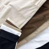 Women's Plus-Size Khaki High-Waisted Cropped Fleece Cigarette Jeans, Spring 2024