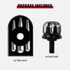 1 Set Black Motorcycle Seat Bolt Rear Side Tab Screw Kit Tab Mount Kit  Fit for Harley
