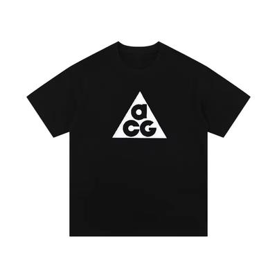 2024 Summer New ACG Sports Short Sleeved T-shirt for Men and Women Basic Printed American Basketball Casual Pure Cotton Running
