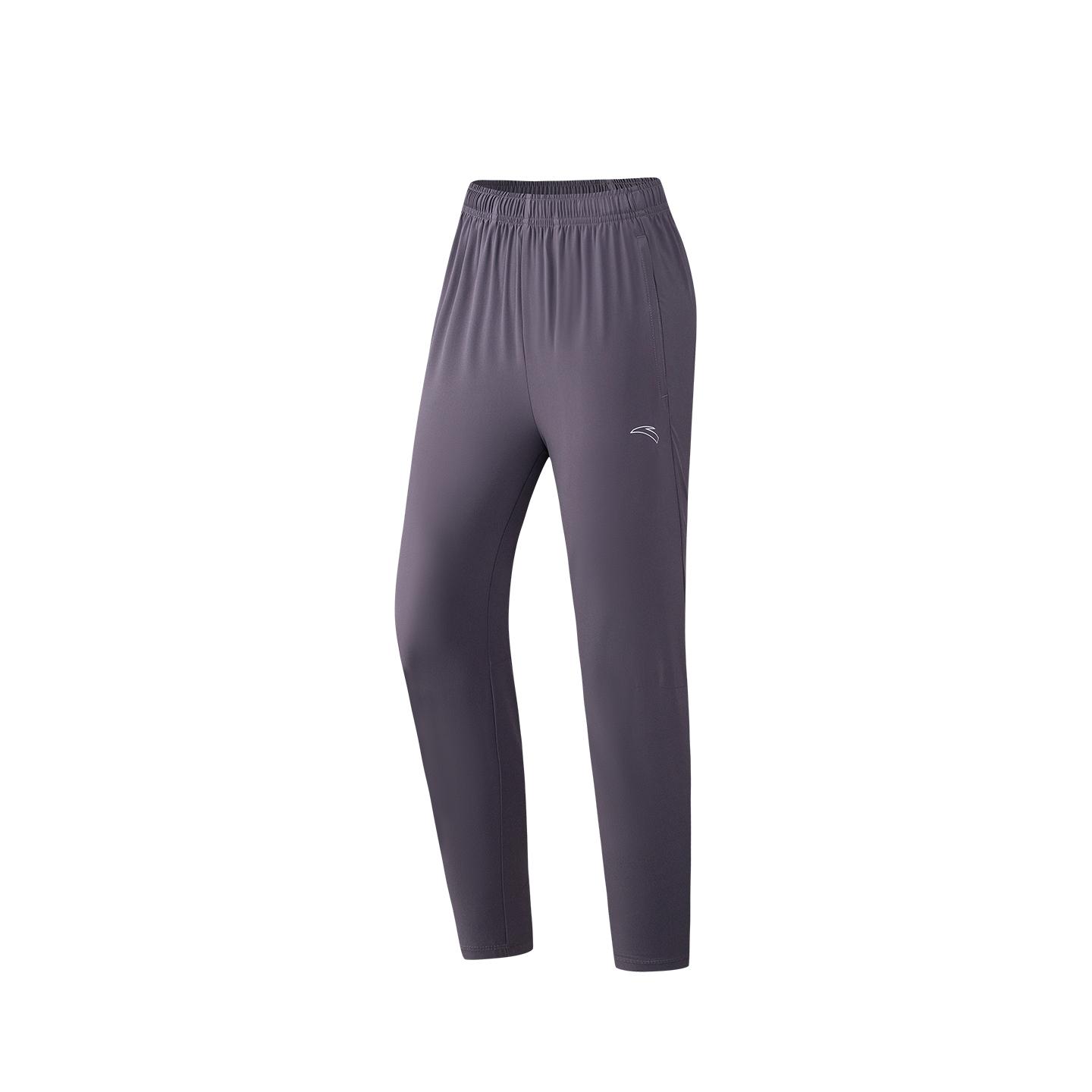 

Anta Womens Woven Sports Pants Summer Casual Pants Women bottoms Dark-Purple 962625502-1 XS