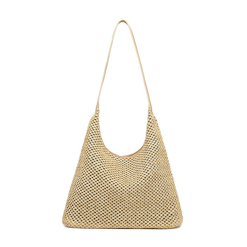 Spring new fashion shoulder portable armpit bag mobile phone bag woven bag women's popular bag women