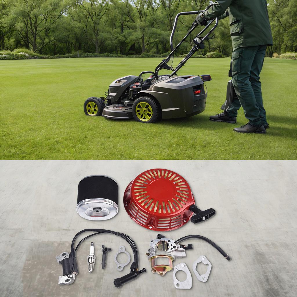 Carburetor Recoil and For Ignition Coil Service Kit with Gaskets and Air Filter for GX340 For GX390 Engine Models