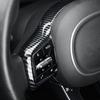 For Kia Carnival KA4 -2026 Carbon Fiber Steering Wheel Switch Button Trim Panel Frame Cover Interior Accessories