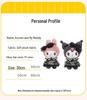 Customized My Melody Bowknot Dress Pillow & Dark Kuromi Plush Doll - Girl's Birthday Gift