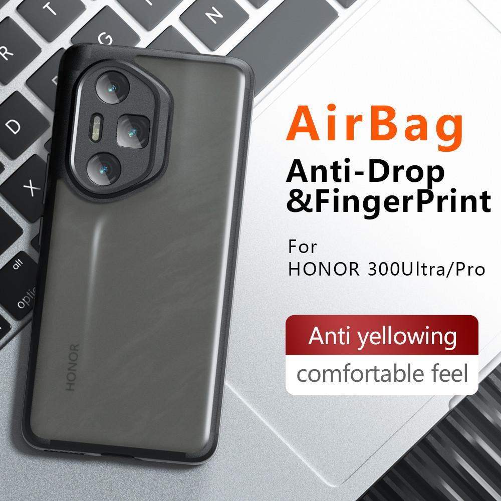 Magic7 Lite Luxury Armor Matte Phone Case For Honor X9C Smart X9B Magic6Lite Magic 5 6 7 Pro Clear Acrylic Shockproof Back Cover