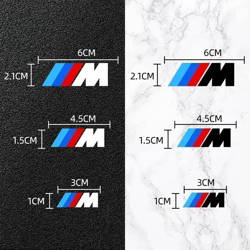 1set Car Brake Caliper Badge Emblem Stickers Auto Gadget For Bmw M X1 X3 X5 X6 E30 E90 M3 E84 E83 F25 E91 E60 F15 F16 E70 F30 Z4
